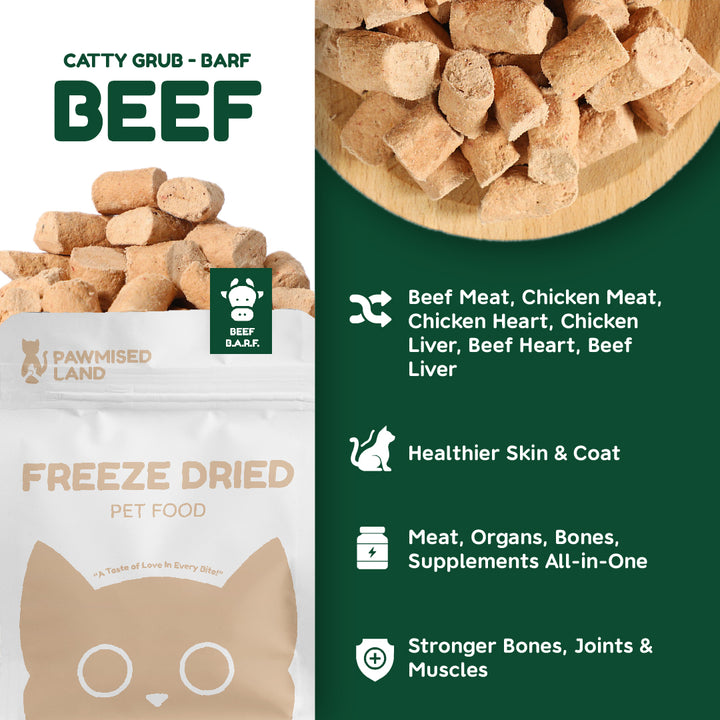 Catty Grub - Freeze Dried BARF