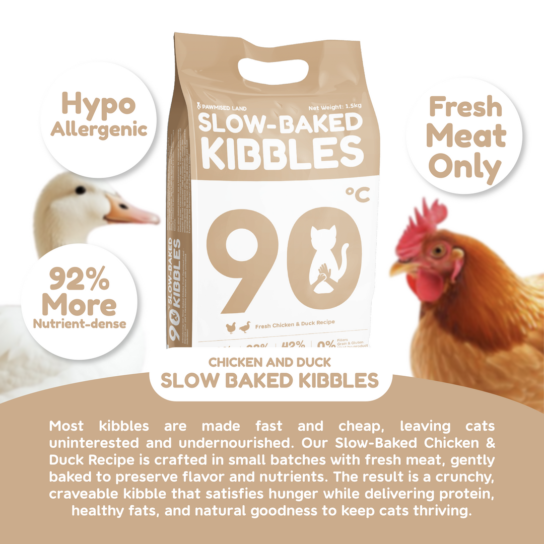 Slow Baked Kibbles - Classic Pack 1.5kg - Fresh Chicken & Duck Recipe