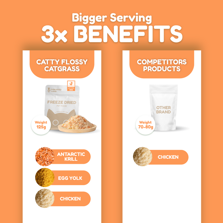 Catty Flossy - Functional Freeze-Dried Kibbles Topper