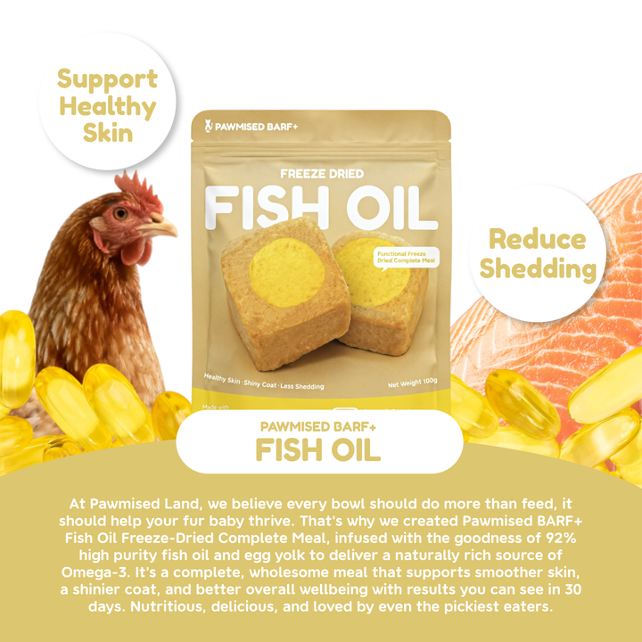 Pawmised Barf+ Fish Oil - Functional Complete Meal