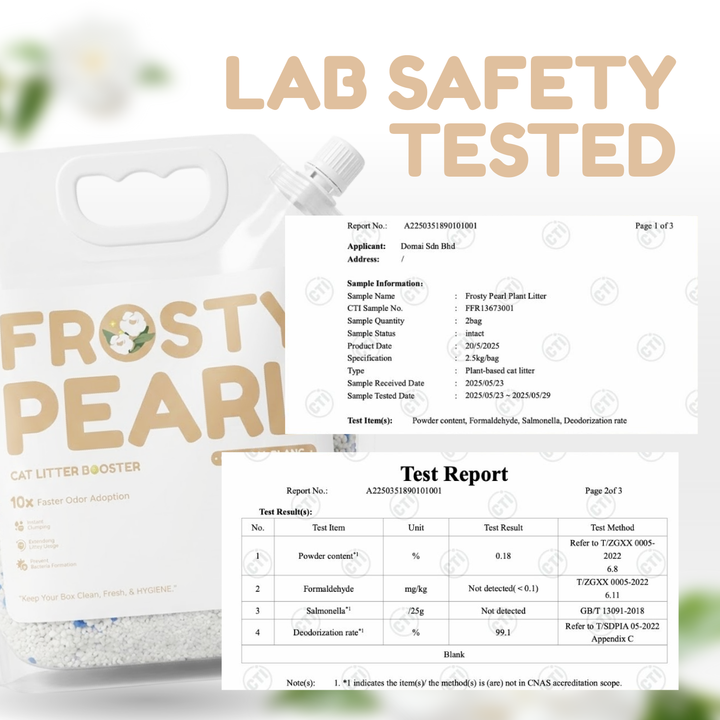 Frosty Pearl - Cat Litter Booster 4L/1000g - Camèlia Blanc Scent