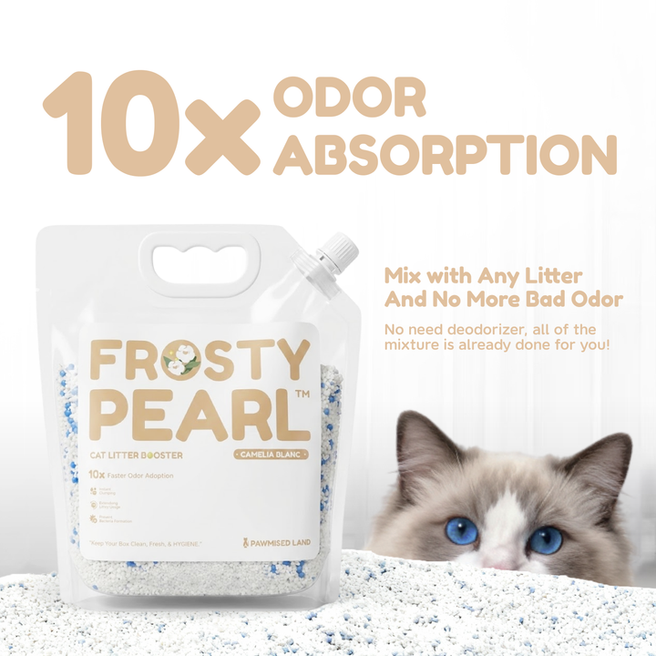 Frosty Pearl - Cat Litter Booster 4L/1000g - Camèlia Blanc Scent