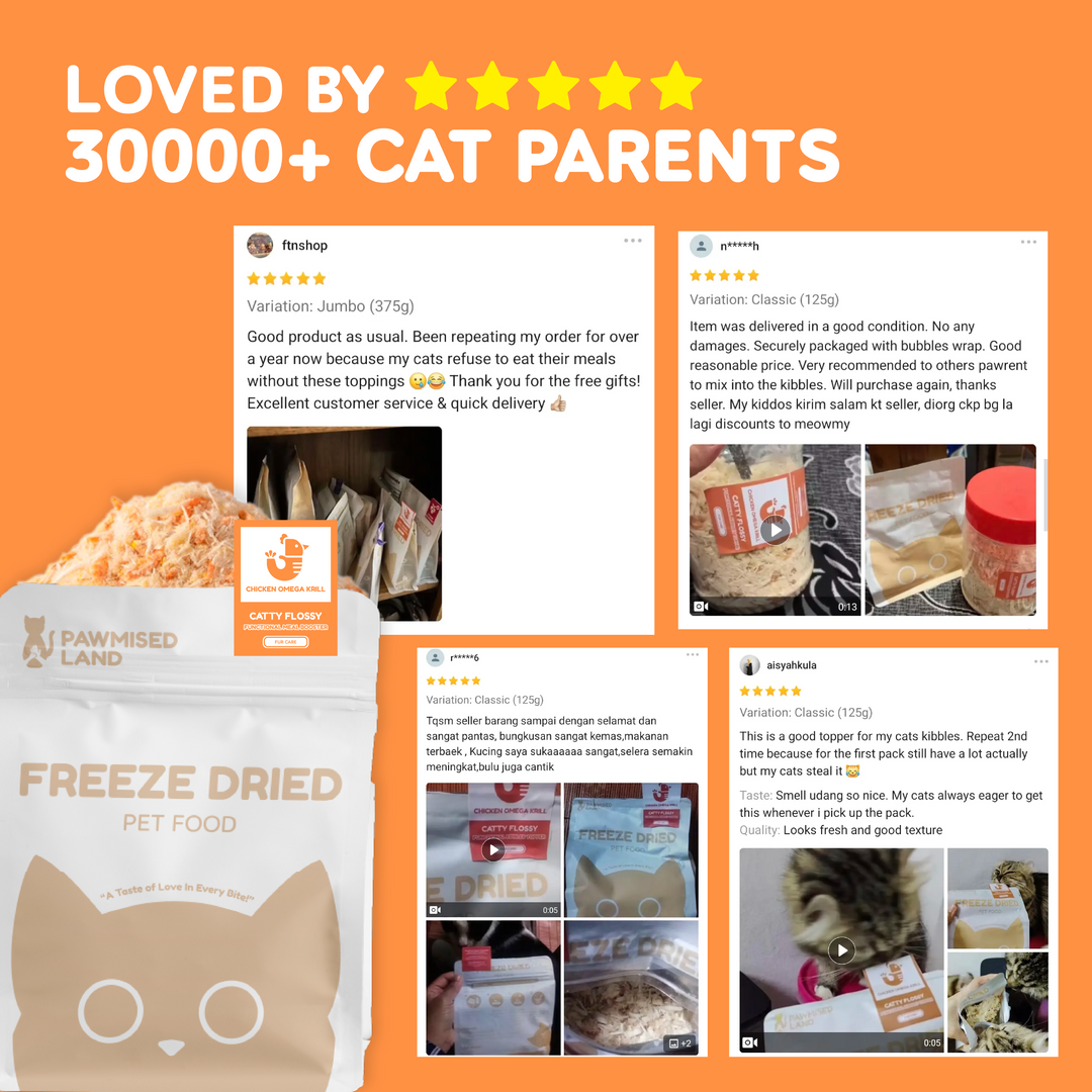 Catty Flossy - Functional Freeze-Dried Kibbles Topper