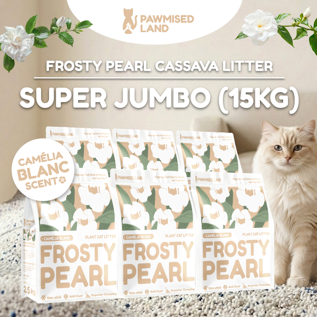 Frosty Pearl - Plant Cat Litter - Camèlia Blanc Scent