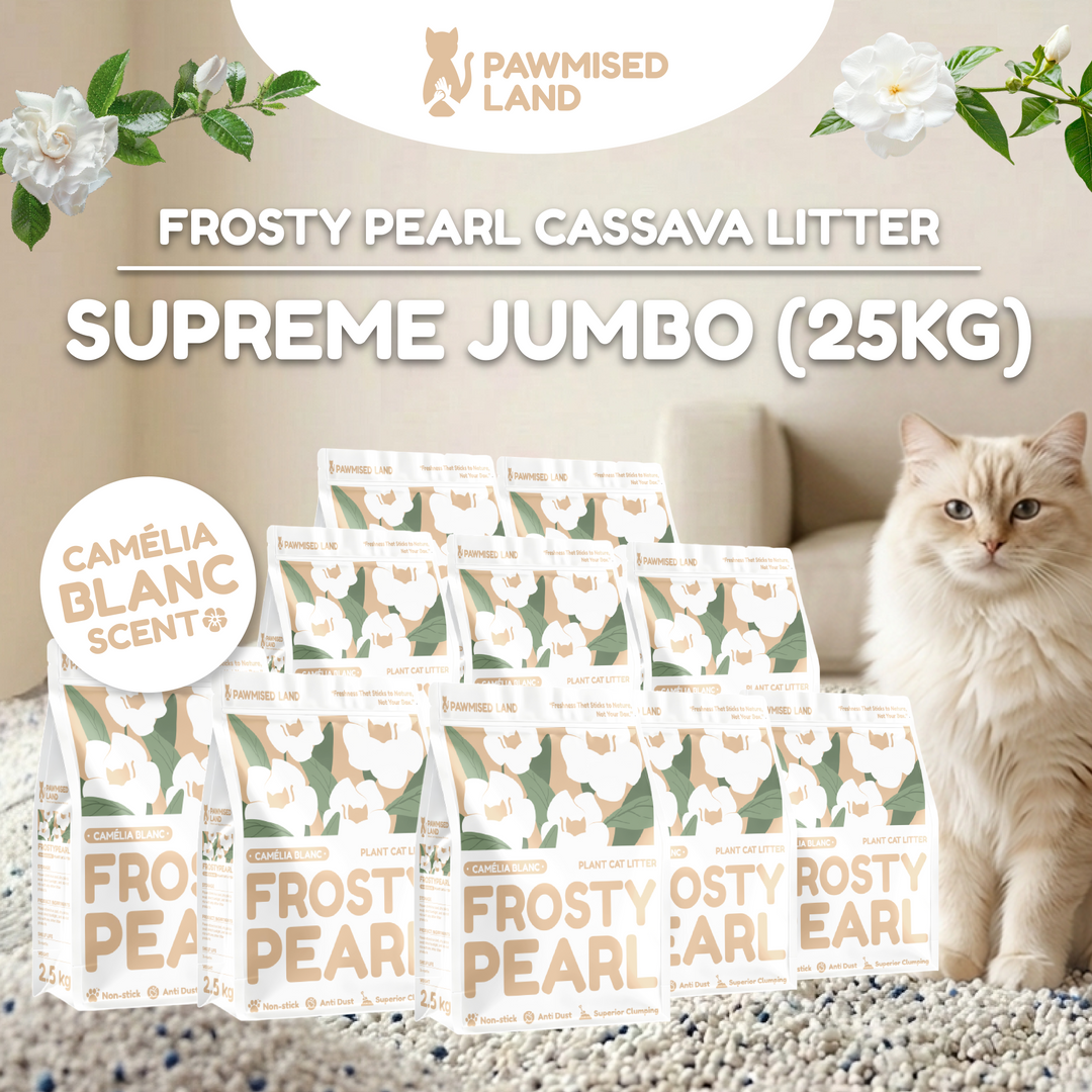 Frosty Pearl - Plant Cat Litter - Camèlia Blanc Scent