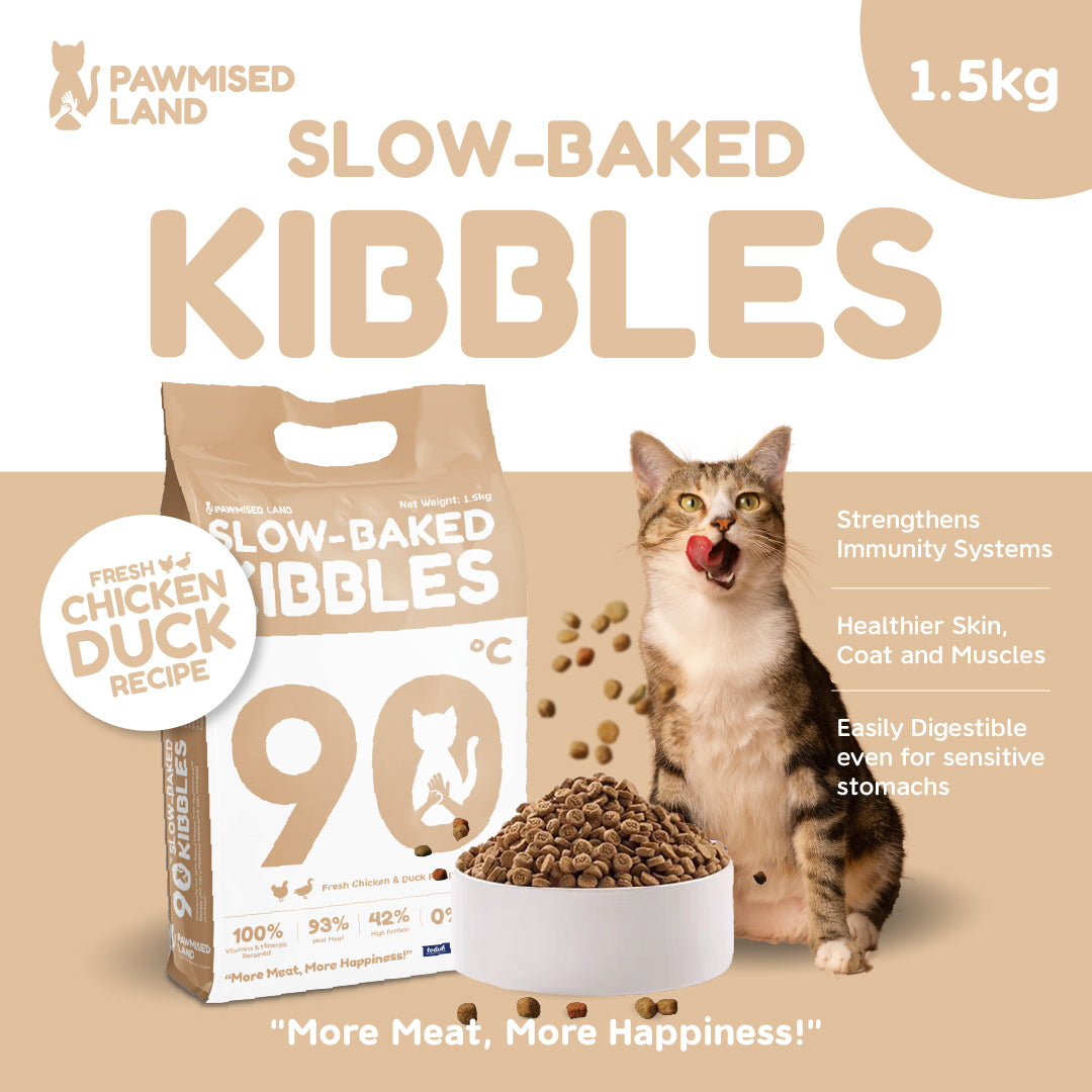 Kimble Chicken Slow Baked Kibbles - Fresh Chicken & Duck Recipe – PawmisedLand