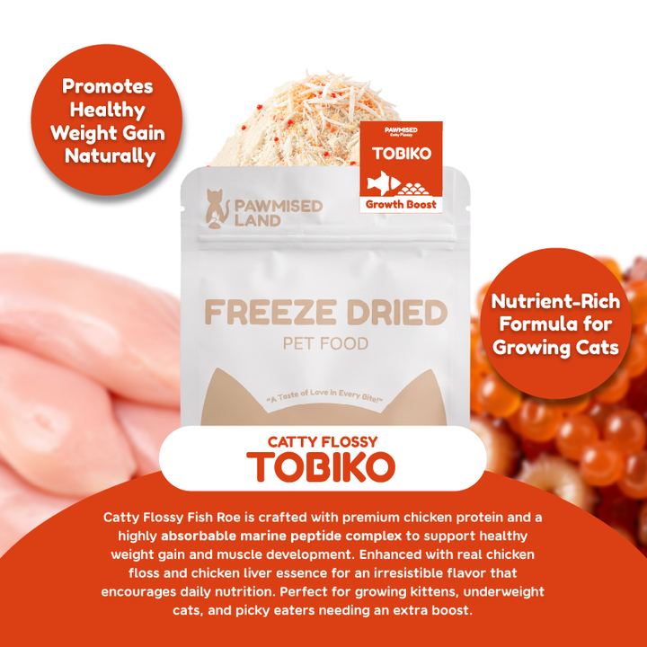 Catty Flossy - Functional Freeze-Dried Kibbles Topper