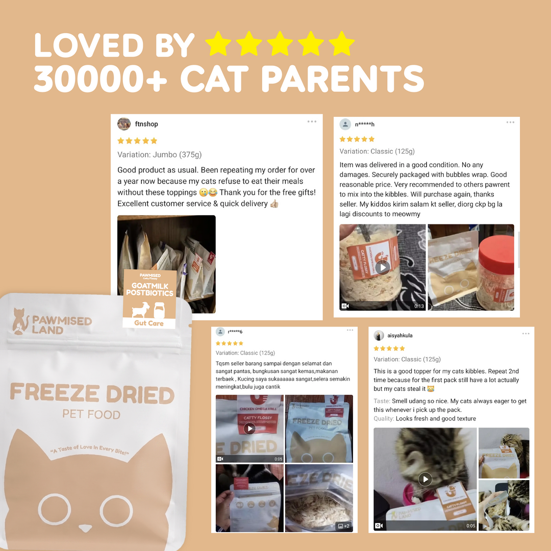 Catty Flossy - Functional Freeze-Dried Kibbles Topper