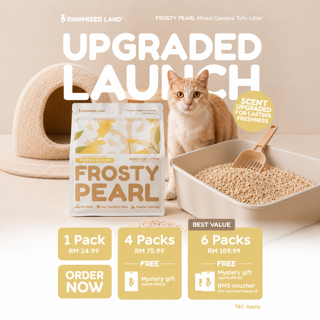 Frosty Pearl - Mixed Cassava Tofu Litter - Freesia Bloom Scent