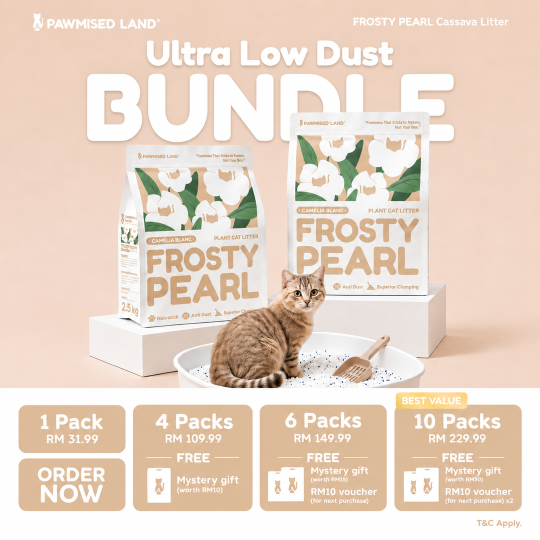 Frosty Pearl - Plant Cat Litter - Camèlia Blanc Scent