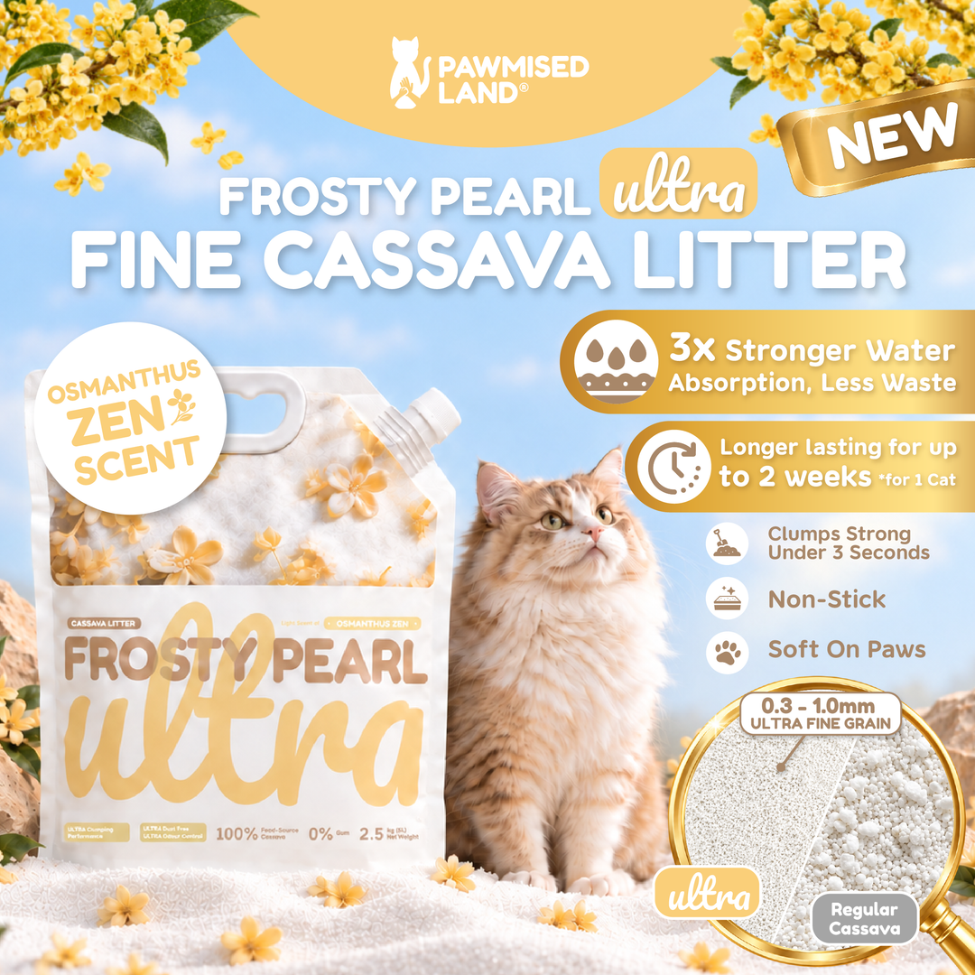Frosty Pearl Ultra Fine Cassava Litter