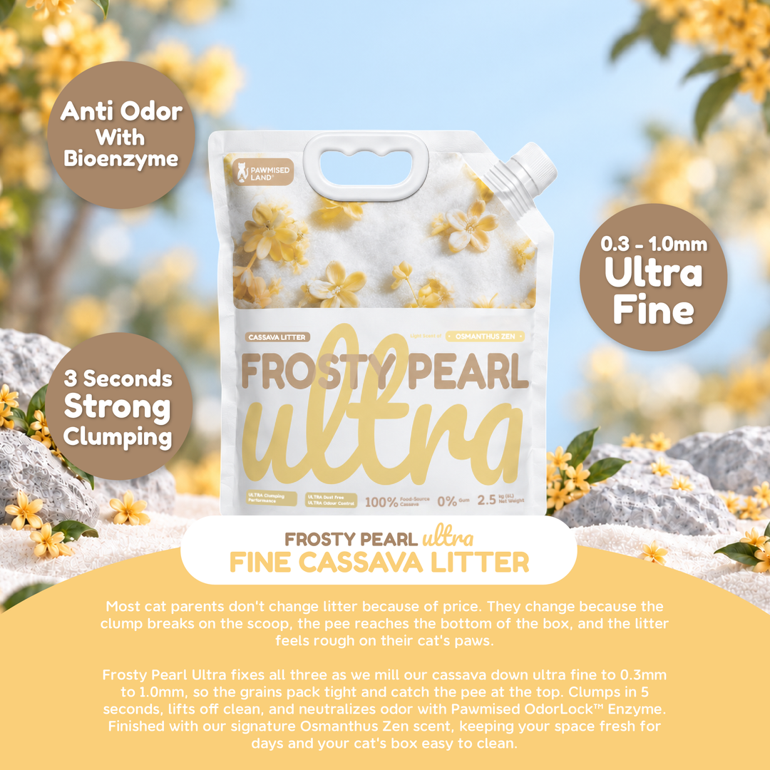 Frosty Pearl Ultra Fine Cassava Litter