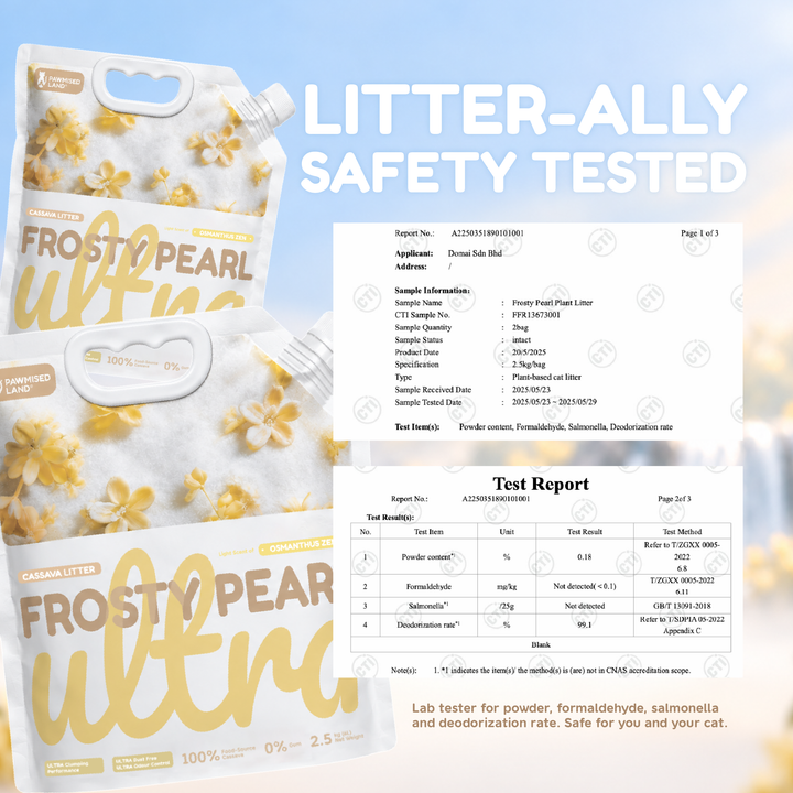 Frosty Pearl Ultra Fine Cassava Litter