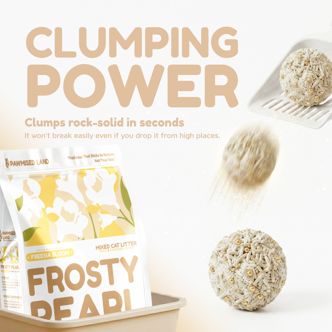 Frosty Pearl - Mixed Cassava Tofu Litter - Freesia Bloom Scent