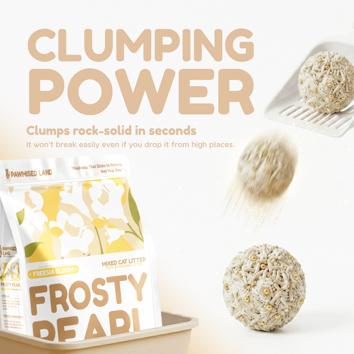 Frosty Pearl - Mixed Cassava Tofu Litter - Freesia Bloom Scent