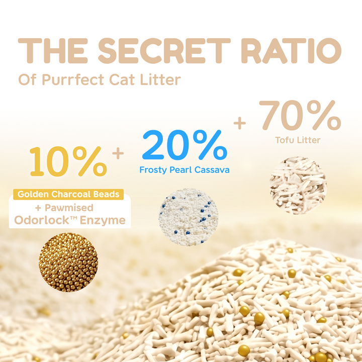 Frosty Pearl - Mixed Cassava Tofu Litter - Freesia Bloom Scent