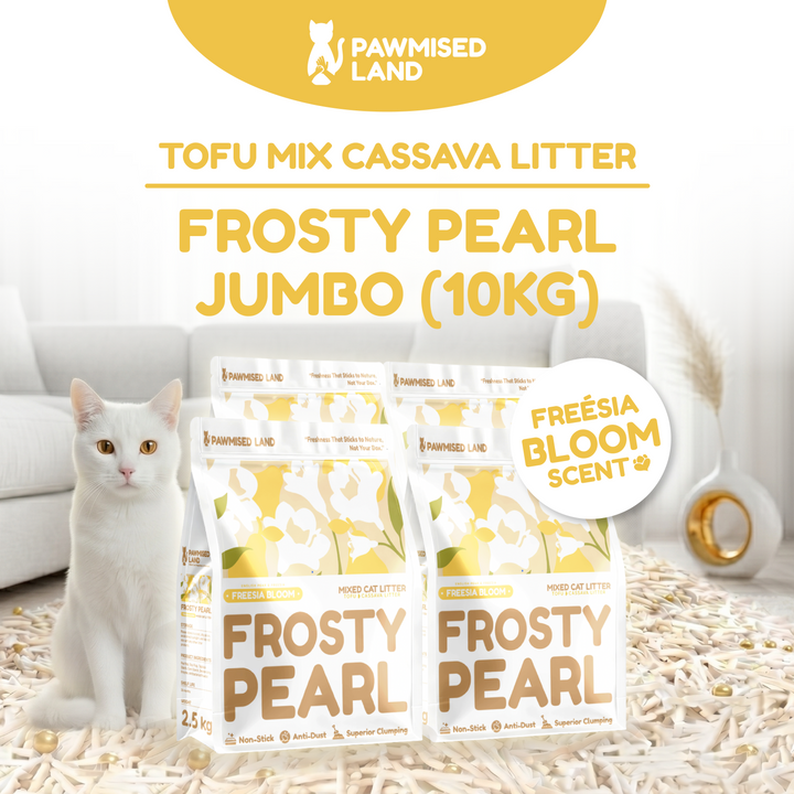 Frosty Pearl - Mixed Cassava Tofu Litter - Freesia Bloom Scent