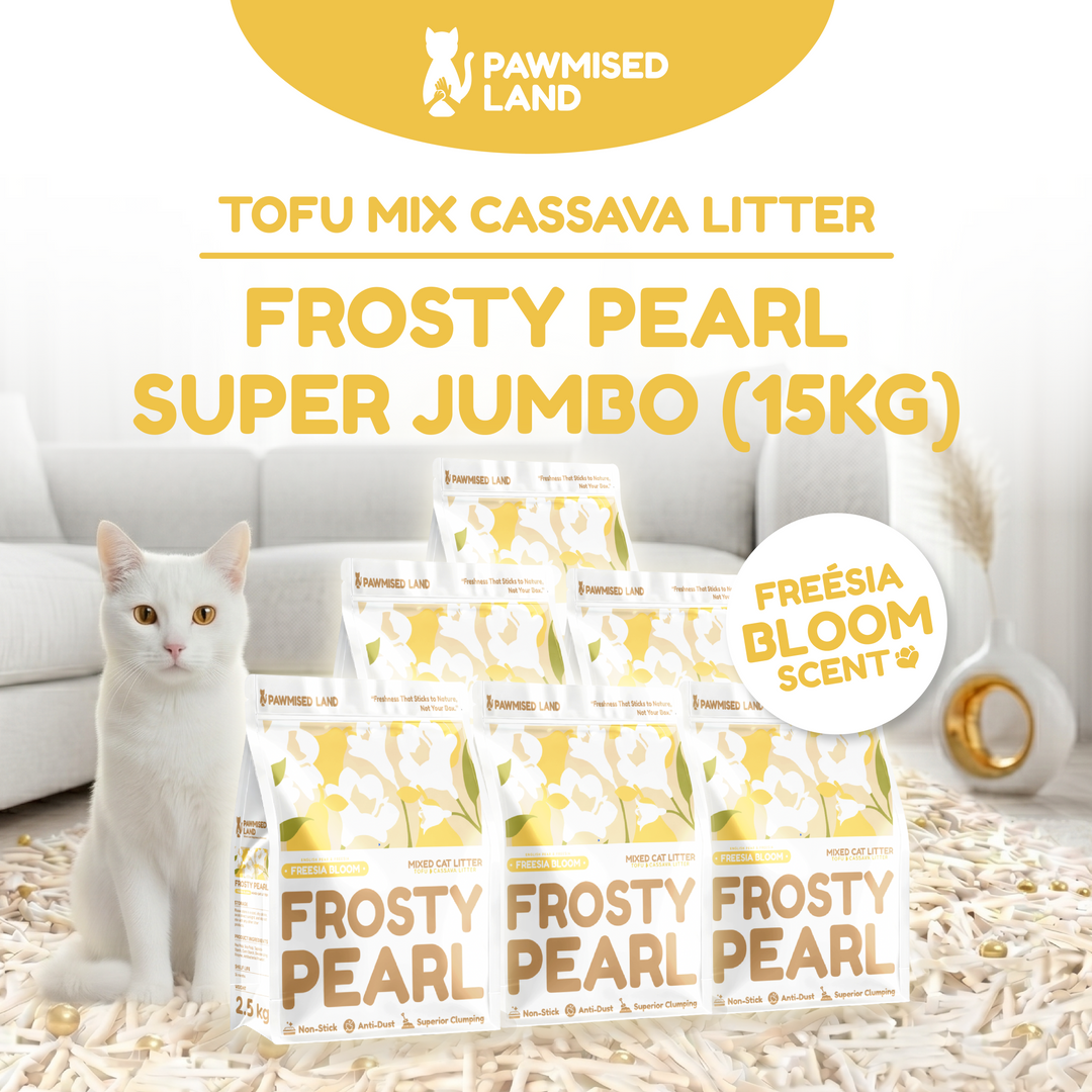 Frosty Pearl - Mixed Cassava Tofu Litter - Freesia Bloom Scent