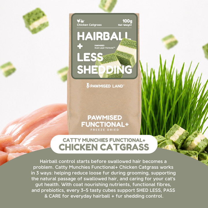 Pawmised Functional+ Chicken Catgrass