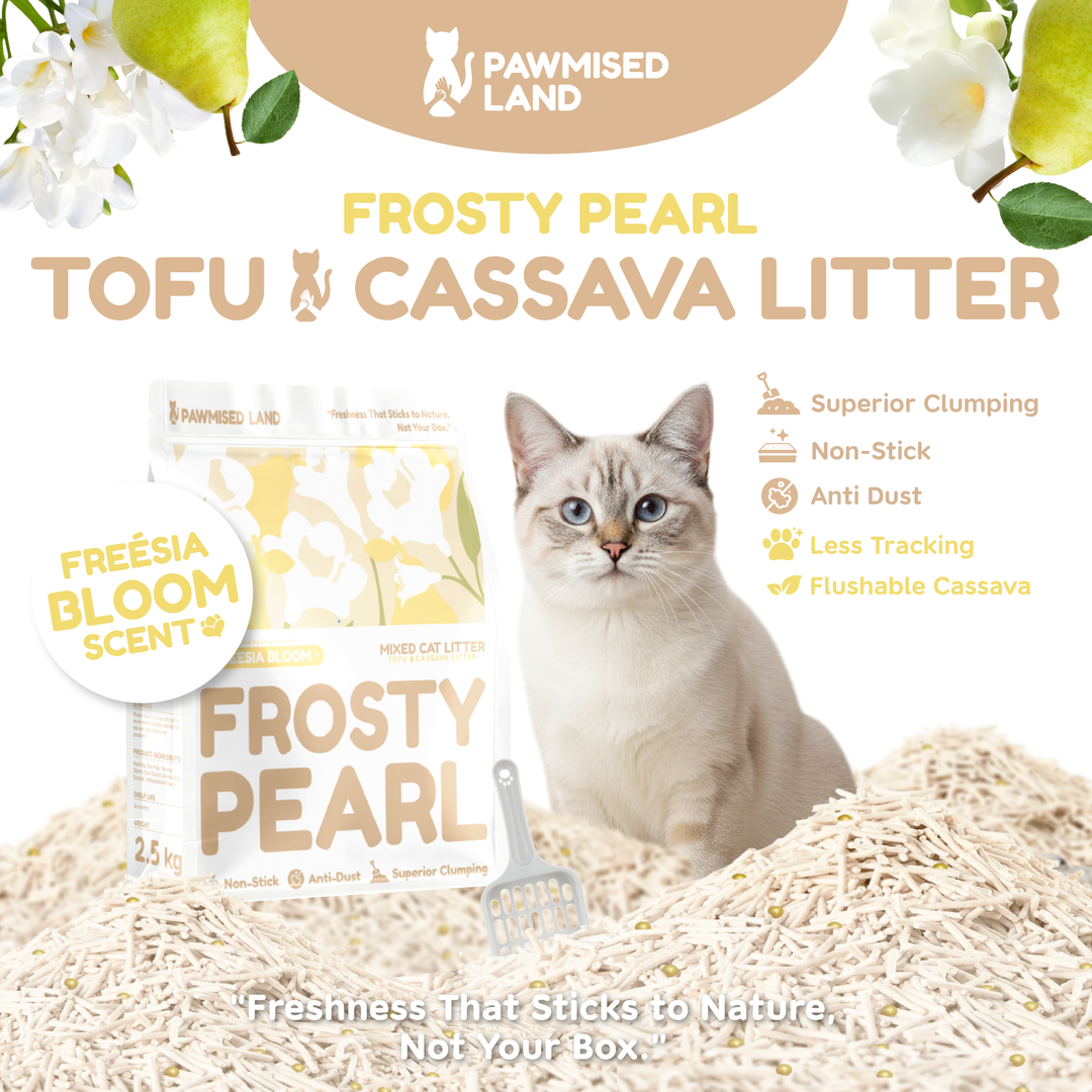 Frosty Pearl - Mixed Cassava Tofu Litter - Freesia Bloom Scent