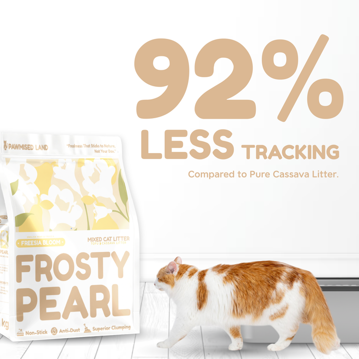 Frosty Pearl - Mixed Cassava Tofu Litter - Freesia Bloom Scent
