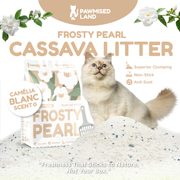 Frosty Pearl - Plant Cat Litter - Camèlia Blanc Scent