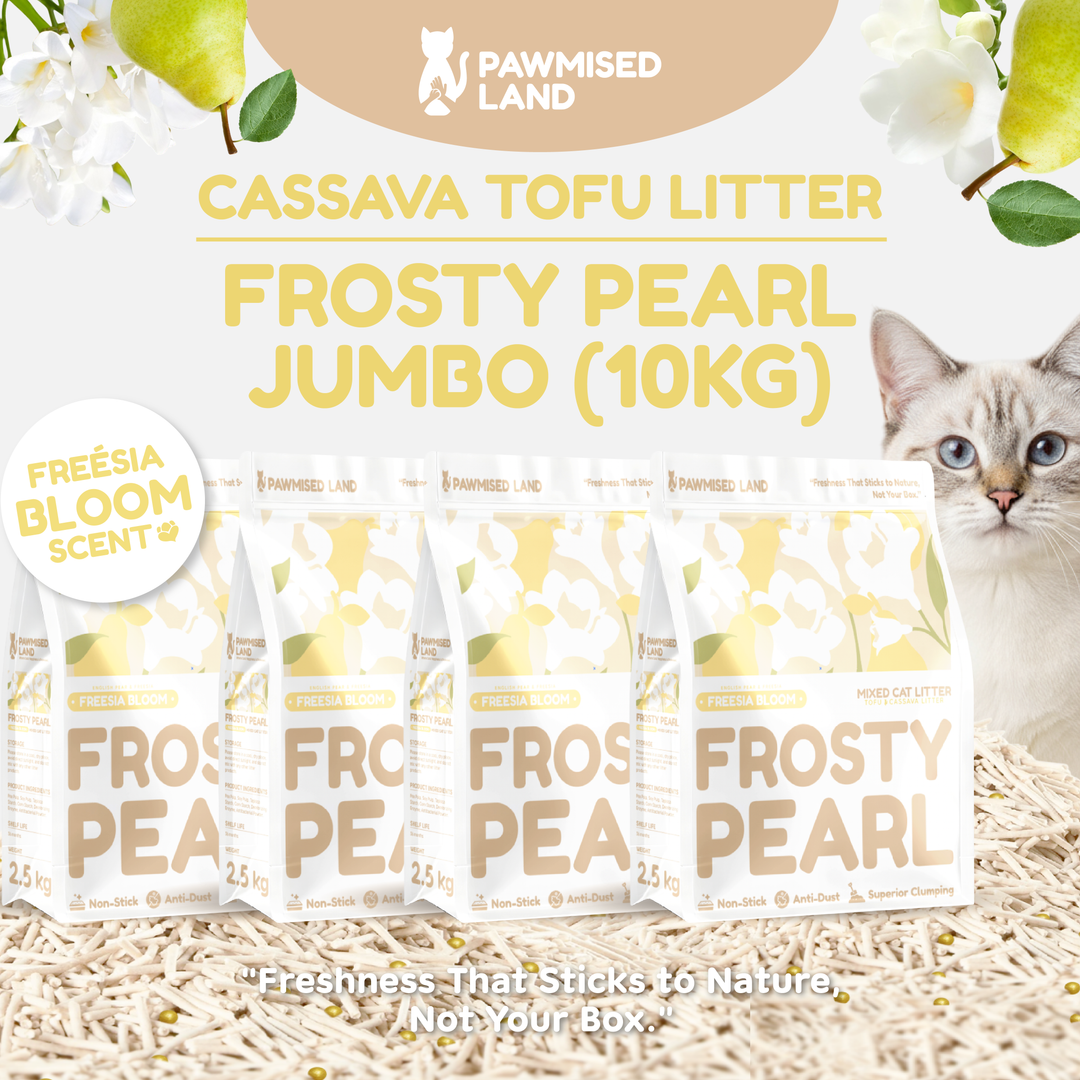Frosty Pearl - Mixed Cassava Tofu Litter - Freesia Bloom Scent