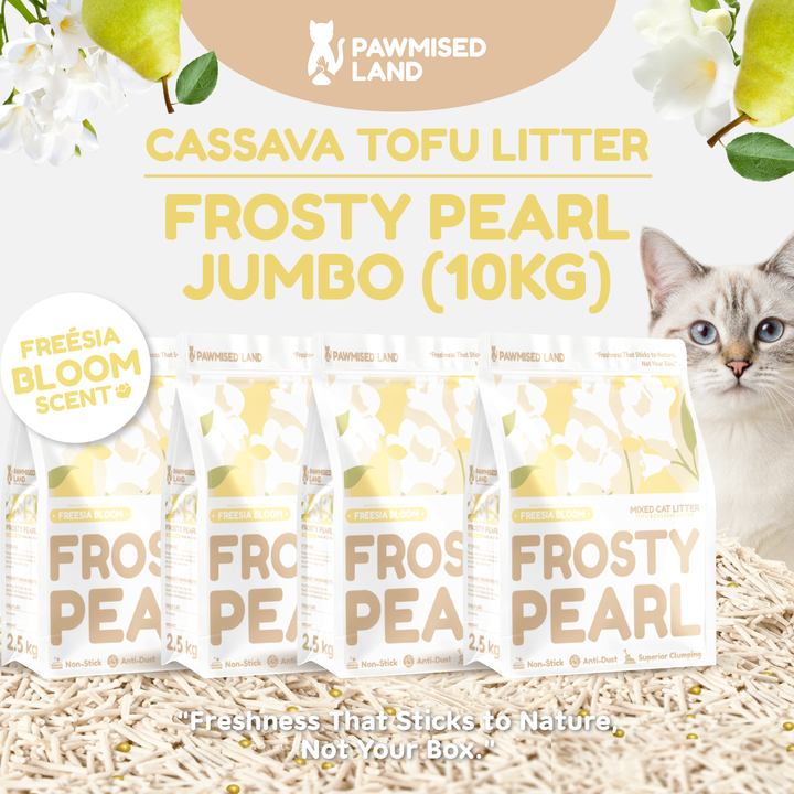 Frosty Pearl - Mixed Cassava Tofu Litter - Freesia Bloom Scent