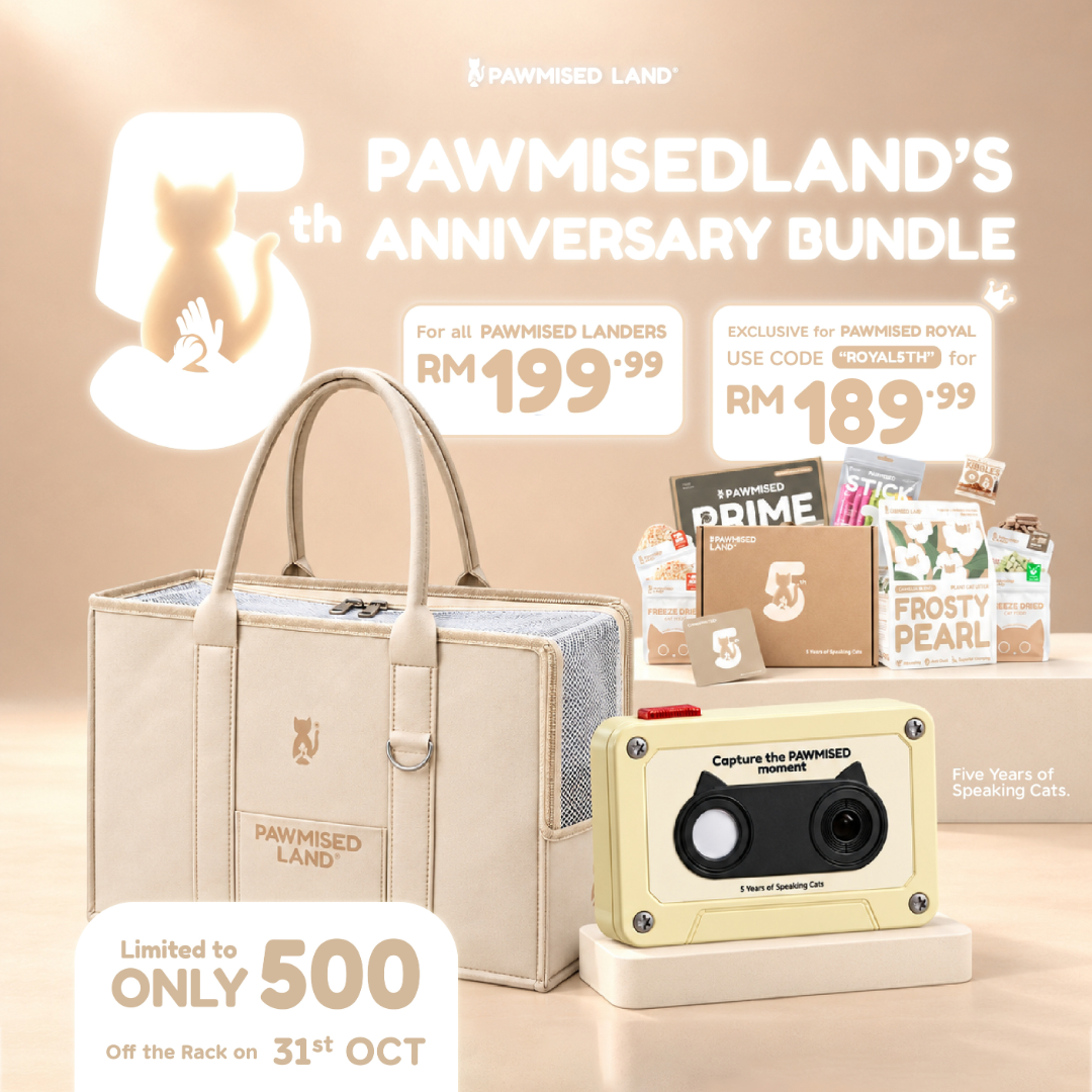 Pawmised Land's 5th Anniversary Bundle. RM199.99 for all Pawmised Landers, RM189.99 for Pawmised Royals with code ROYAL5TH.