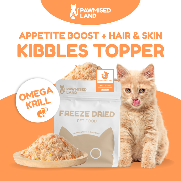 [PRE-ORDER] Catty Flossy - Functional Freeze-Dried Kibbles Topper