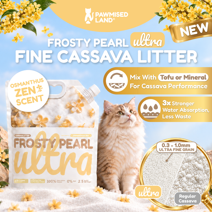 Frosty Pearl Ultra Fine Cassava Litter