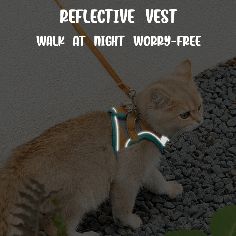 PawmisedLand Catty Vest-Leash
